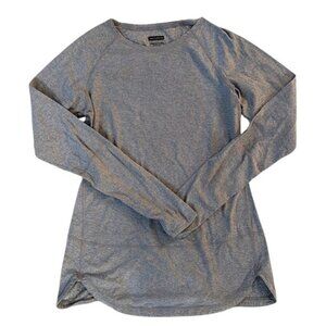 New Balance Gray Long Sleeve Tee w thumb holes